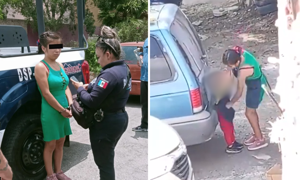 captan-a-mujer-golpeando-con-los-punos-a-un-nino-de-cuatro-anos-video