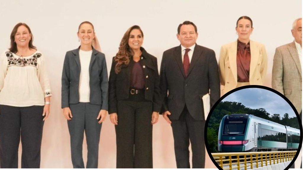 Claudia Sheinbaum promete inversión millonaria al Tren Maya tras reunión con gobernadores morenistas electos en la Península.