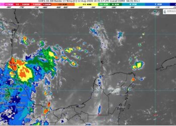 Actualización Meteorológica para Quintana Roo: Lluvias y Calor Intensificado Lunes 12  de Agosto