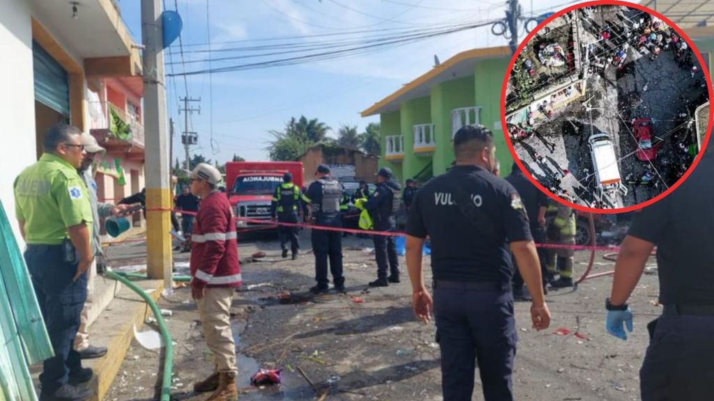 Reportan un fallecido y 16 heridos por explosión de pirotecnia durante una fiesta patronal en el municipio de Tepetlixpa, Estado de México