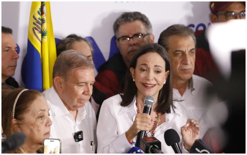 "Maduro no ganó las elecciones presidenciales [...] puedo probarlo", escribe María Corina Machado para The Wall Street Journal