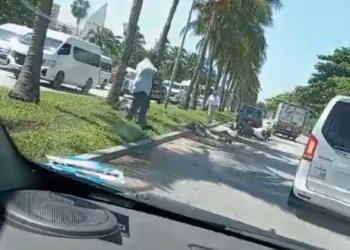 Grave Accidente: Volcadura de Patrulla de la Guardia Nacional deja Seis Lesionados en Cancún