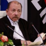 El presidente de Nicaragua, Daniel Ortega, durante la cumbre virtual del ALBA), este lunes