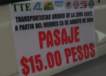 Realizan Operativos para Garantizar Tarifas Justas en el Transporte Público de Benito Juárez