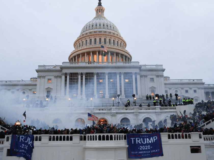 la toma del Capitolio de Estados Unidos