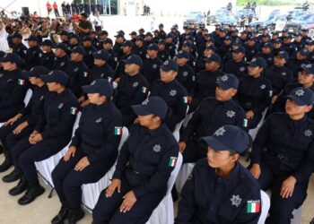 ¡Nuevos policías en Cancún listos para la acción! ¿Qué habilidades han aprendido?