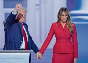 Apoyo conyugal para Donald Trump