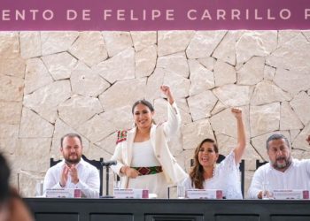 Bienestar y justicia social sin precedentes para la zona maya; Mary Hernández rinde protesta como Presidenta Municipal de FCP en acto encabezado por la gobernadora Mara Lezama