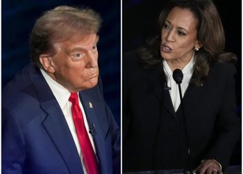 Donald Trump y Kamala Harris intercambian ataques en el debate