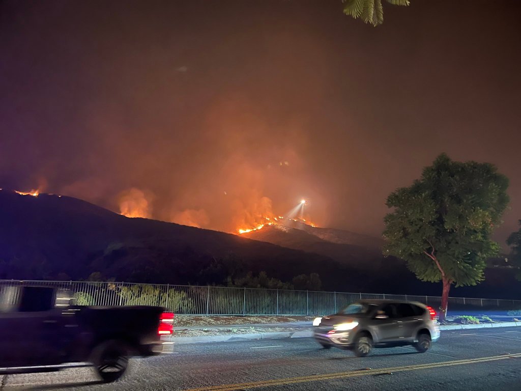 Incendio en Los Ángeles, California