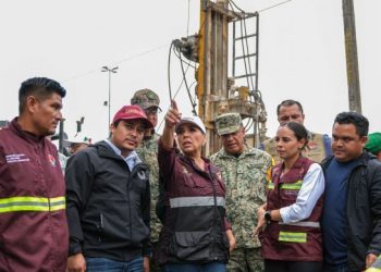 En territorio, Mara Lezama recorre zonas prioritarias de Cancún y constata acciones de prevención ante cercanía de “Helene”