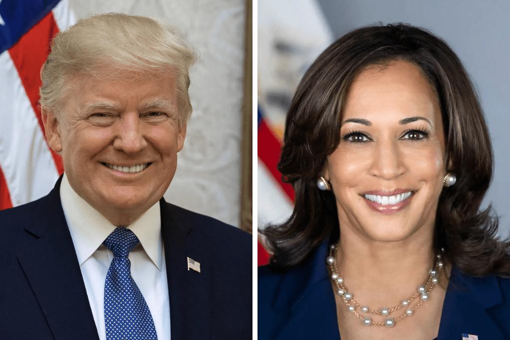 Donald Trump y Kamala Harris