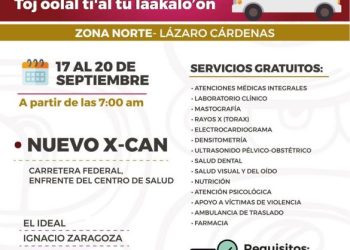 Lleva Mara Lezama “Salud para Todos” a bordo de Caravanas Médicas Móviles