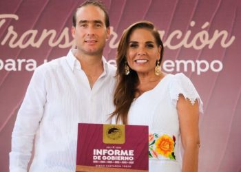 Mara Lezama asiste al Tercer Informe Municipal con Diego Castañón Trejo donde se impulsa la Transformación para un nuevo tiempo en Tulum