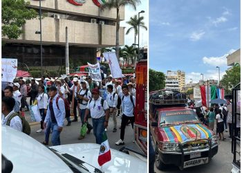 Obispos encabezan marcha para exigir paz y seguridad en Chiapas (VÍDEOS)