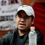 Llegada a CDMX de padres de los 43 desaparecidos de Ayotzinapa