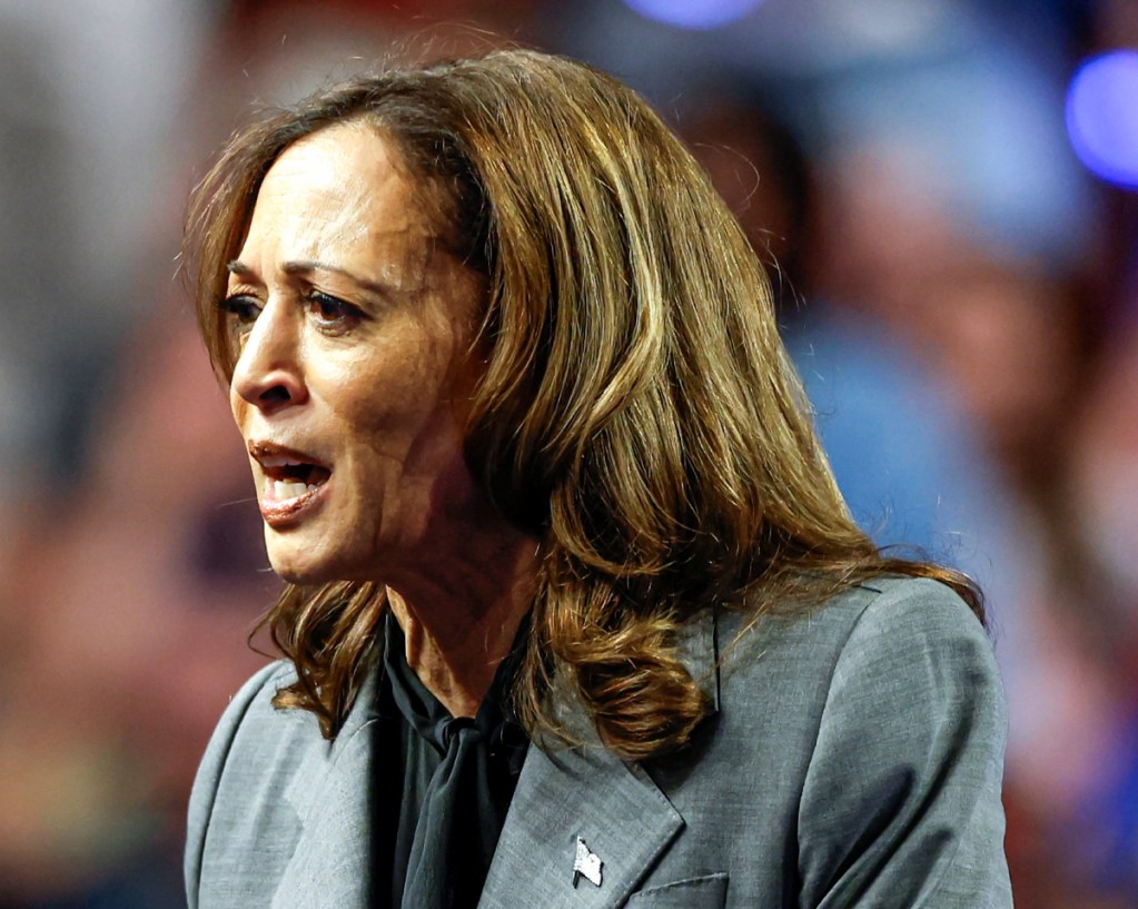 Kamala Harris, ayer en un mitin en el “Veterans Memorial Coliseum en Alliant Energy Center”, en Madison, Wisconsin, los Estados Unidos