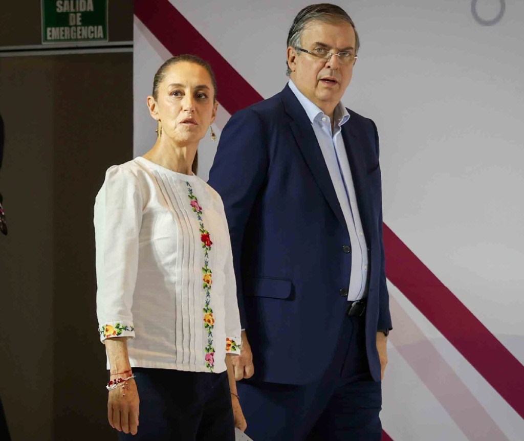 El excanciller y excorcholata Marcelo Ebrard se reconcilió con Morena y se sumó al equipo de campaña de Claudia Sheinbaum Pardo