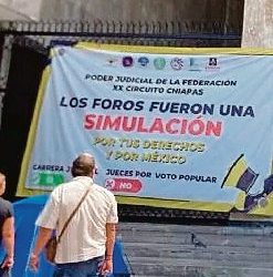 Protestas contra la reforma judicial, siguen en congresos estatales