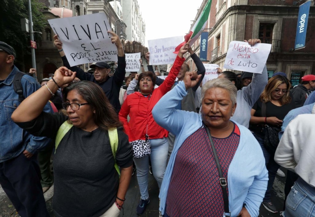 Las manifestaciones en contra de la reforma al Poder Judicial arreciaron conforme se acercaba el día de la aprobación en el Senado mexicano