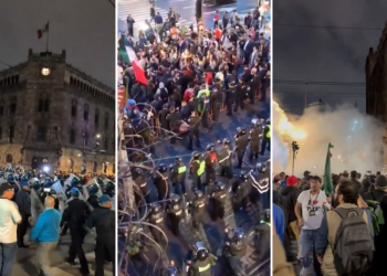 Reforma judicial: granaderos reprimen protestas en Xicoténcatl