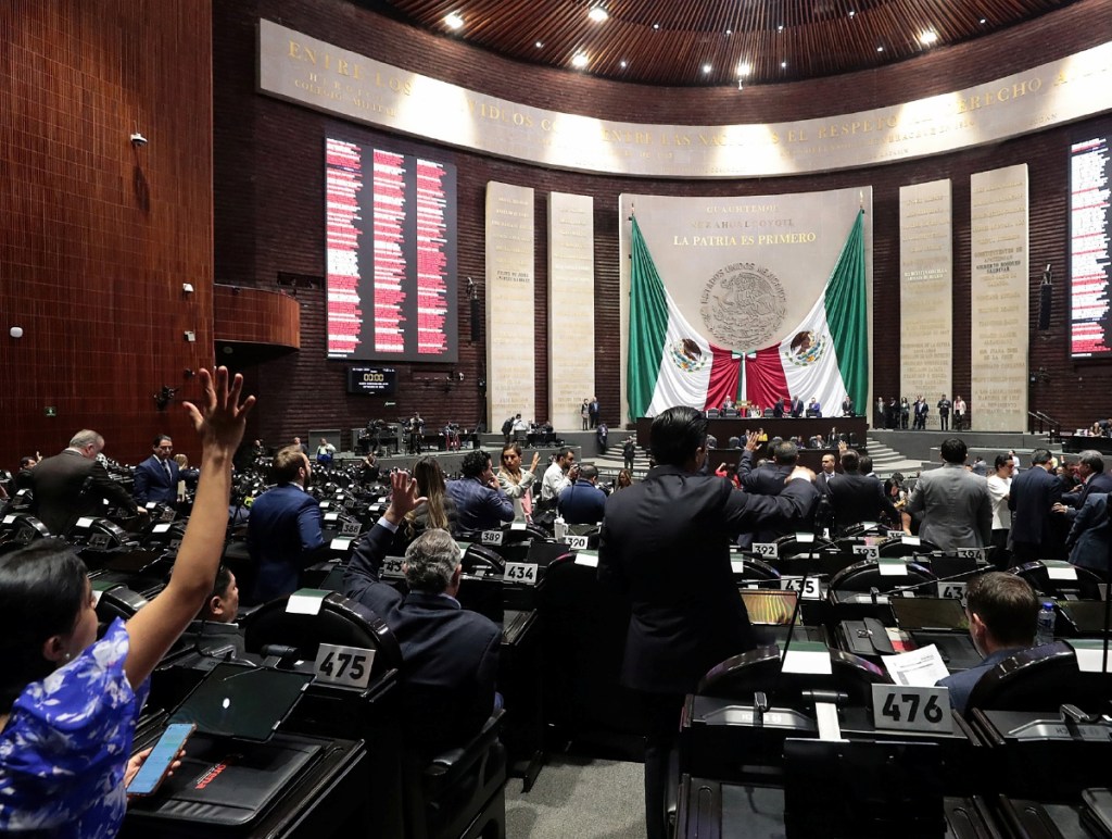 Aspecto de la sesión ordinaria de ayer en la Cámara de Diputados