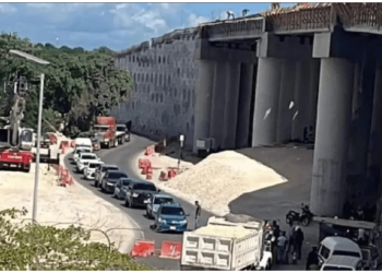 Trabajador del Tren Maya cae de un puente de 30 metros de altura