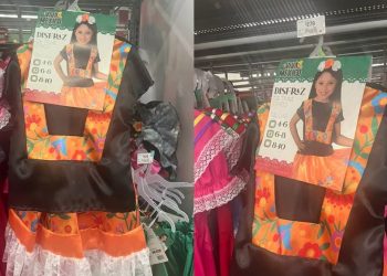 Zapotecas acusan a supermercado de plagio; venden traje típico