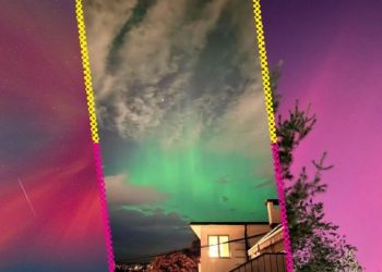 10 increíbles fotos de las auroras boreales por la tormenta solar en el mundo y México