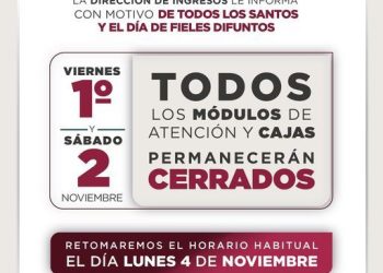 ¿Necesitas hacer un pago? Conoce el cierre de cajas en Cancún por Día de Muertos