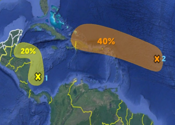 Aumenta probabilidad de desarrollo ciclónico en el Caribe; autoridades de Quintana Roo piden estar atentos