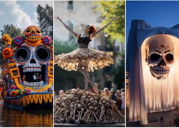 VIDEO: La inteligencia artificial reimagina el Día de Muertos, pero la tradición mexicana sigue siendo inigualable