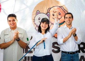 Estefanía Mercado y Eugenio Segura encabezan jornada de bienestar animal en Playa del Carmen