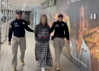 Así fue la detención de una mexicana en Colombia; revelan vídeo