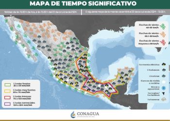 Pronóstico del clima: lluvias y chubascos en la Península de Yucatán