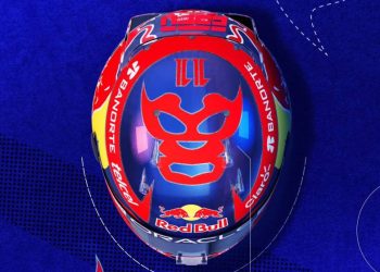 ‘Checo’ Pérez usará en el GP de México un casco inspirado en la lucha libre