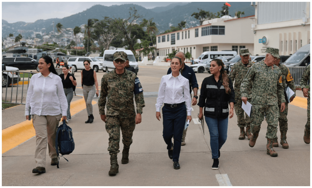 Claudia Sheinbaum llega a Acapulco, Guerrero pero no recorrerá zonas afectadas por el huracán "John"; solo reuniones privadas con funcionarios