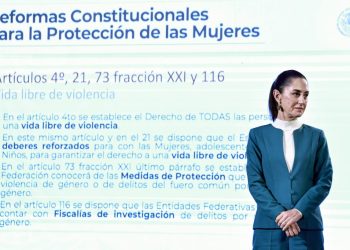 Claudia Sheinbaum presenta sus reformas constitucionales en favor de la mujer