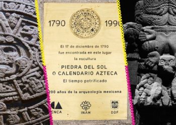 Descubre los puntos exactos donde encontraron el Calendario Azteca y otros monolitos en el Zócalo