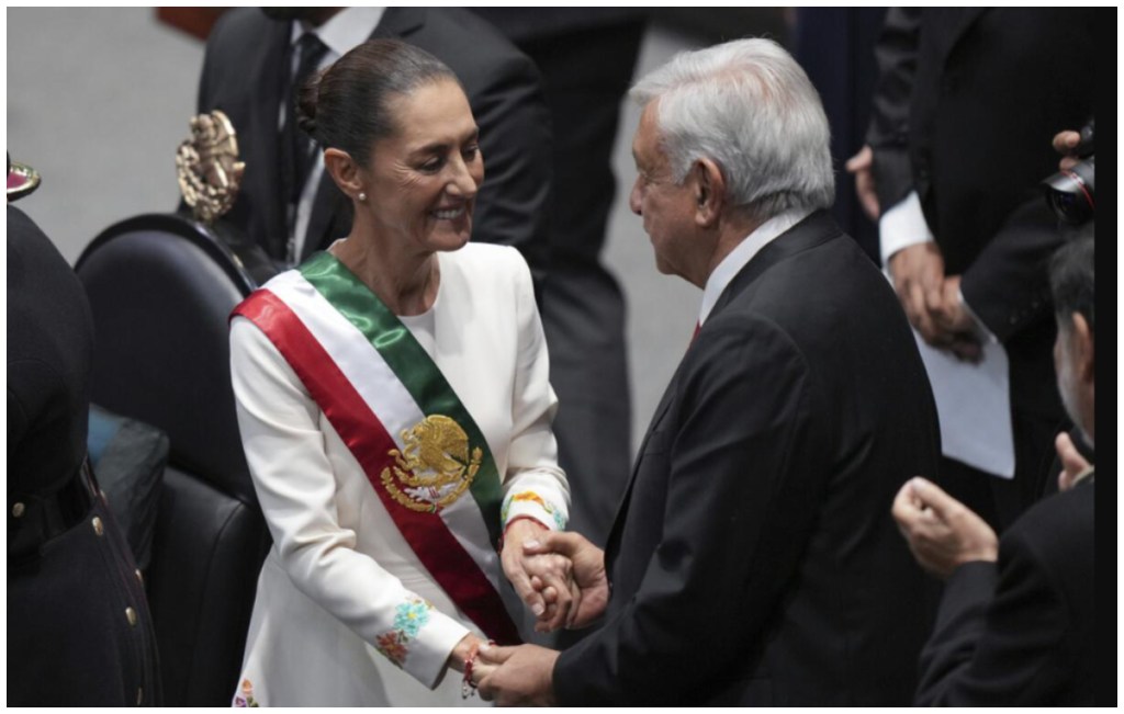 Maquinaria política de AMLO llevando a México a un régimen dictatorial, del cual la principal beneficiaria es Claudia Sheinbaum