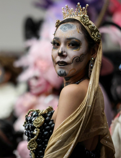 Una “Muerte” que participará en el Desfile del Día de Muertos