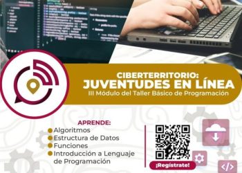 El IQJ invita a participar en el Taller Básico de Programación Módulo 3: Ciberterritorio