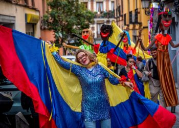 Entre protestas y negación se vive el Día de la Hispanidad