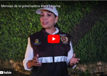 Informa Mara Lezama alerta verde en el norte del Estado por huracán “Milton”; se esperan ráfagas de viento y lluvias fuertes a intensas