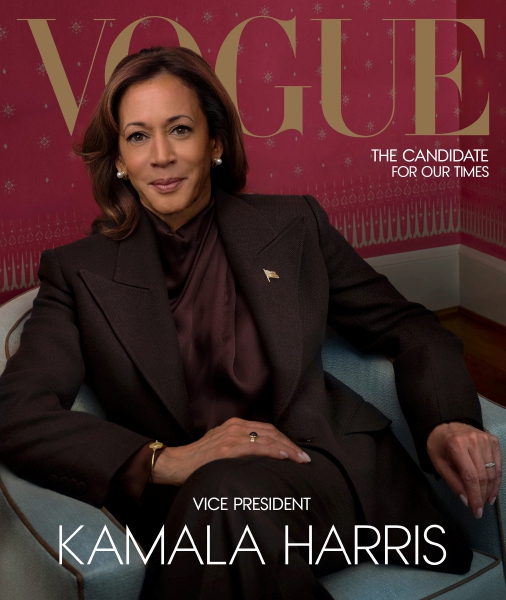 La revista “Vogue” dedica su portada de octubre a Kamala Harris