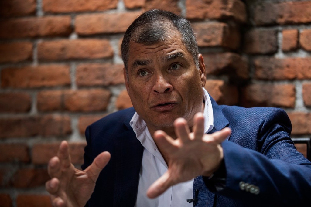 Rafael Correa, expresidente de Ecuador, en imagen de archivo