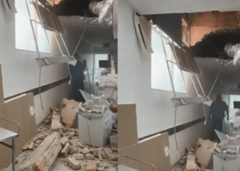 Reportan derrumbe en hospital del IMSS en Guadalajara (VÍDEO)