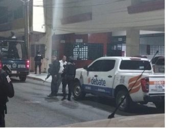 Revelan vídeo del ataque contra periódico El Debate de Culiacán