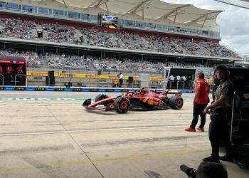 Sainz lidera en el único libre del GP de EE.UU.; ‘Checo’ Pérez fue 16