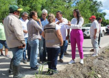 SEOP mantiene despliegue operativo de emergencia para atender comunidades afectadas por tormenta “Nadine” en Othón P. Blanco y Bacalar
